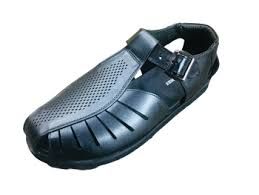 RED CHIEF SCHOOL SANDAL BLK RC4158