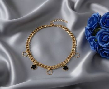Fashion Clover Chunky Necklace