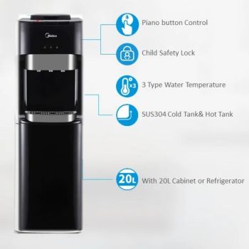MIDEA Water Dispenser With 20L Fridge
