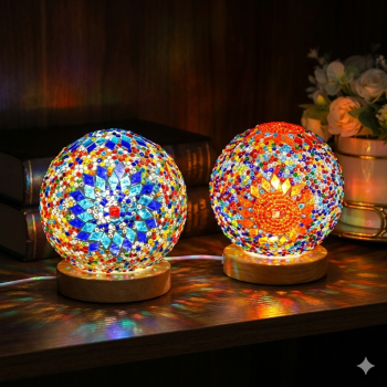 Mother's Day Gift Idea - Mosaic Moonlight Sphere (2549-9)