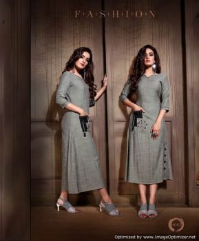 Vt 380 Kurti- Gray – M