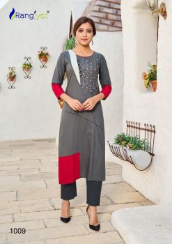 Rangjyot Siya Kurti- Grey – M