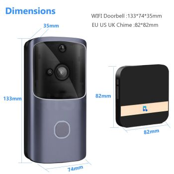 Video Doorbell Intercom Wireless 