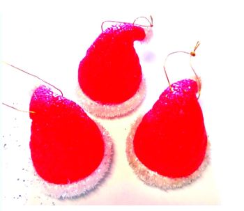 Christmas Theme Decorative Hanging Santa Hats