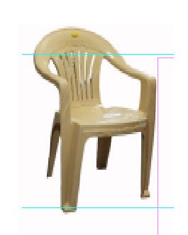 High Back Plastic Chair - Mixed Colors