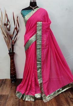 GEORGETTE SAREE PINK