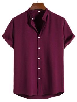 Burgundy shirt