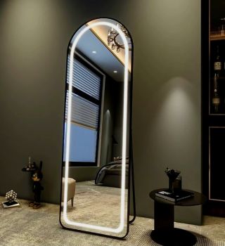 Stand Mirror With Led Light