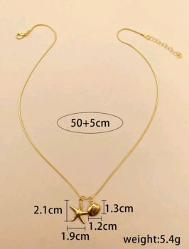 Stainless Steel Island Necklace