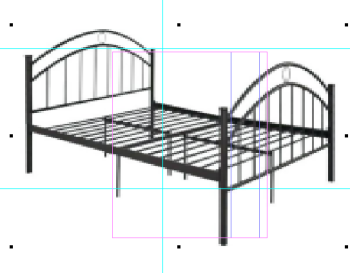 Metal Frame Bed - Double