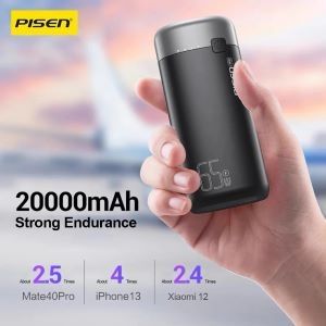Pisen PRO Laptop Power Bank 20k mAh (65W) - Black,