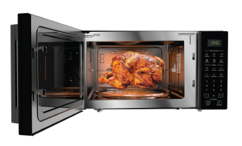 WHIRLPOOL 29L Freestanding Microwave with Air Fryer  - Silver Handle