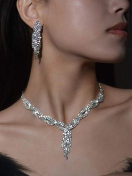 3 Piece/Set Rhinestone Jewellery Set