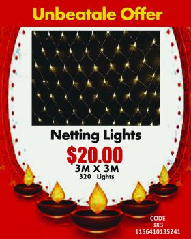 Diwali Nettong Light -3M X 3M