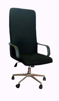 Office Chair - Fabric Swevel High Back Chair Wuth Gaslift