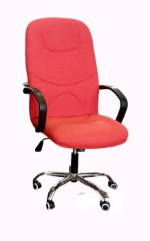 Office Chair - Fabric Swevel High Back Chair Wuth Gaslift