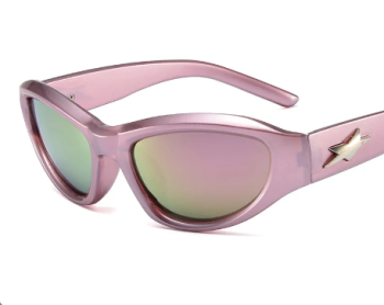 Trendy Unisex Sunglasses - Pink 