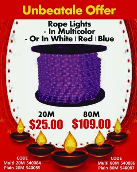 Diwali Rope Light - 80M.