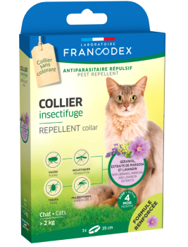 Francodex Pest Repellent Collar for Cats >2kg