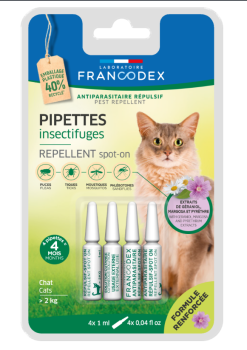 Francodex Pest Repellent spot-on pipettes
