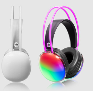 Rainbow Glow Bluetooth Wireless Headphone