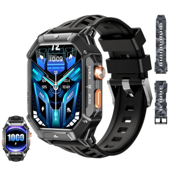OUKITEL BT80 1000mAh Battery Capacity 5ATM Waterproof Rugged Outdoor Watch