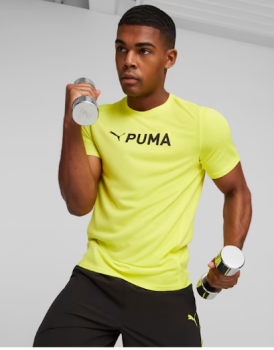 PUMA FIT ULTRABREATHE TEE YLW