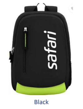 SAFARI JERSEY 19 CB BLK BACKPACK