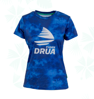 FIJIAN DRUA WNS MILD SUB TEE (JF25-007) R/BLUE
