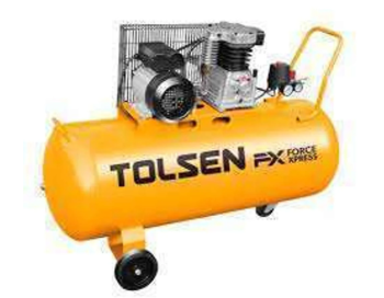 Tolsen Air Compressor 3HP 200L 8 Bar – Belt Drive System