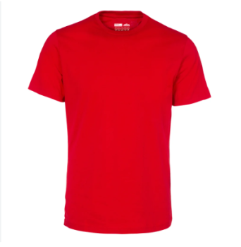 SW 100% COTTON ROUND NECK TEE - RED