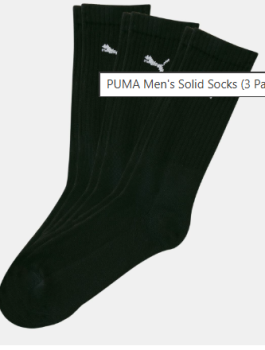 PUMA SPORT SOCKS (3PK) - 88035501 SZ. 7-9