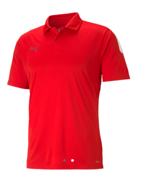 PUMA TEAM LIGA SIDELINE POLO RED/WHT - 65725701
