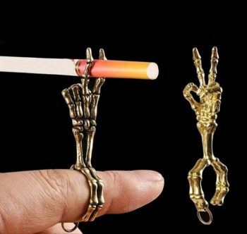 Cigarette Holder Ring/ Keychain 