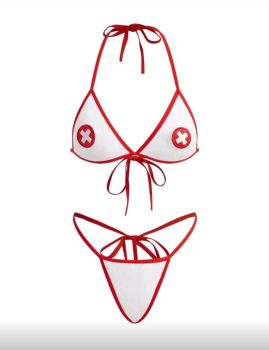 Nurse Cosplay Lingerie Set #90