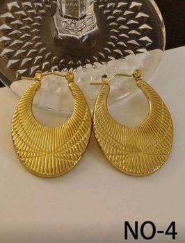 Stainless Daily Wear Hoop #06