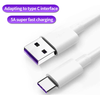 USB type-C to USB type-C cable (1m) - white