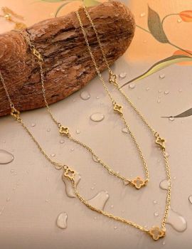 Long Length Multi way Wear Stainless Necklace