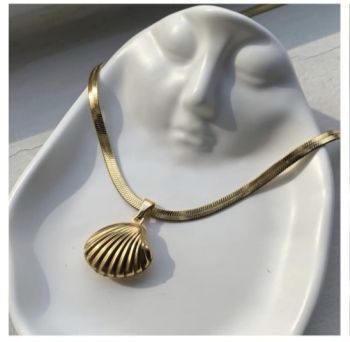 Stainless Daily Wear Gold Island Necklace