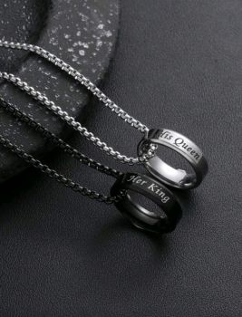 Couples Ring Pendant Chain