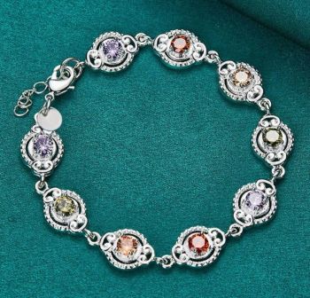 925 Sterling Silver Bracelet #S925