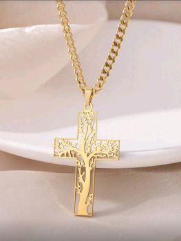 Tree of Life Cross Necklace