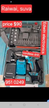 Brand new cordless drill set