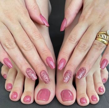 48 Piece Press on Nails Set #01