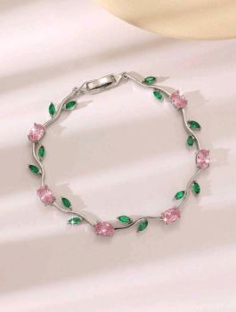 18K Plated Tulips Bracelet