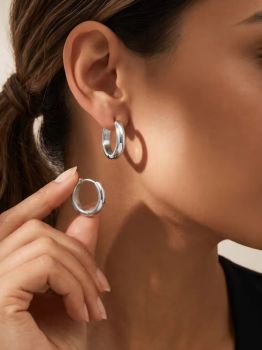 Stainless Hypoallergenic Minimalist Hoops