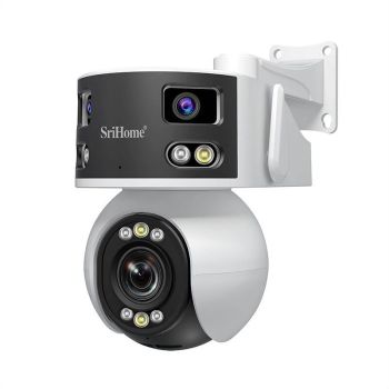 Sricam SH055 8MP Triple-Lens Outdoor AI PTZ Camera with 5x Optical Zoom