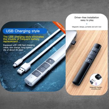 Rechargeable Wireless Pointer/Presenter