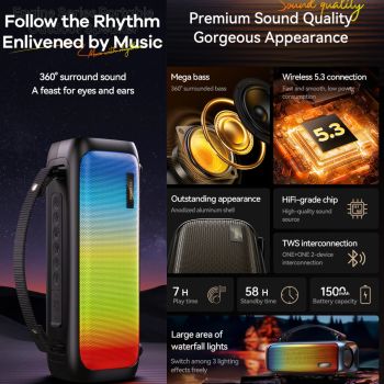 Remax RB-M67 Portable Outdoor Wireless Speaker