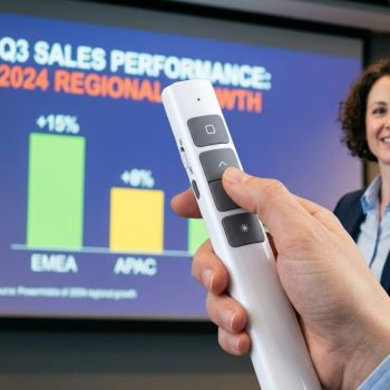 Rechargeable Wireless Pointer/Presenter